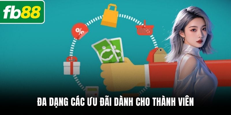 Đa dạng các ưu đãi dành cho thành viên