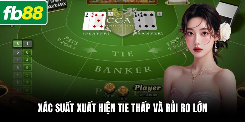 Xác suất xuất hiện Tie thấp và rủi ro lớn